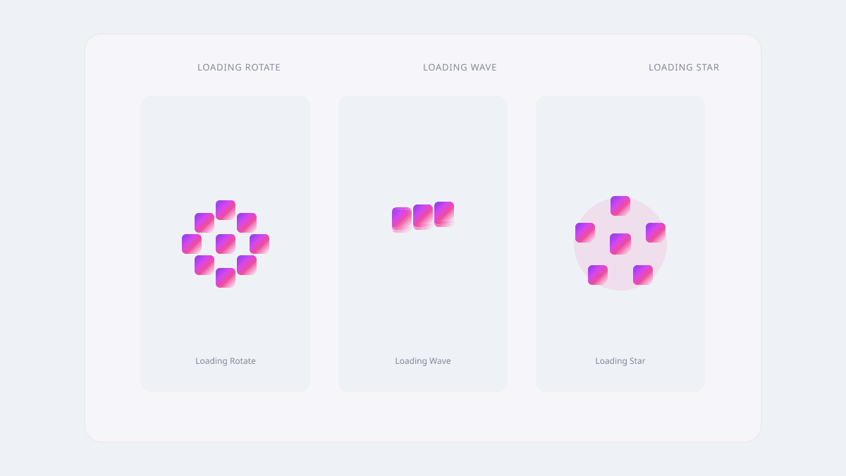 Swiss Pixel Loading Animations project preview