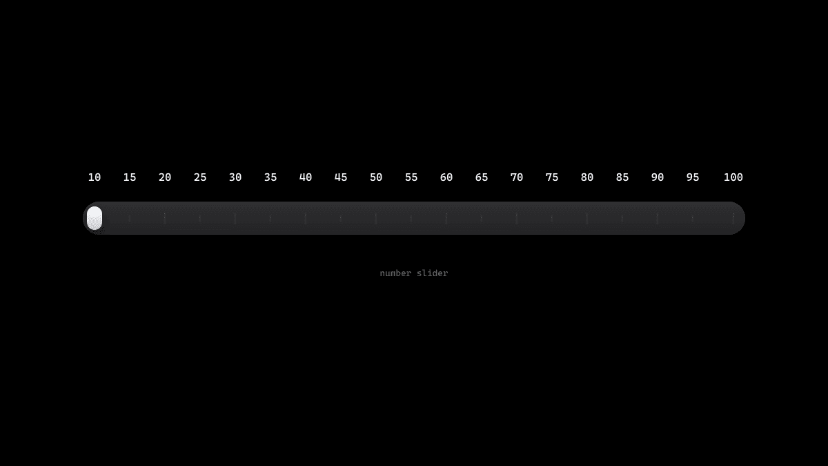 Number Slider project preview